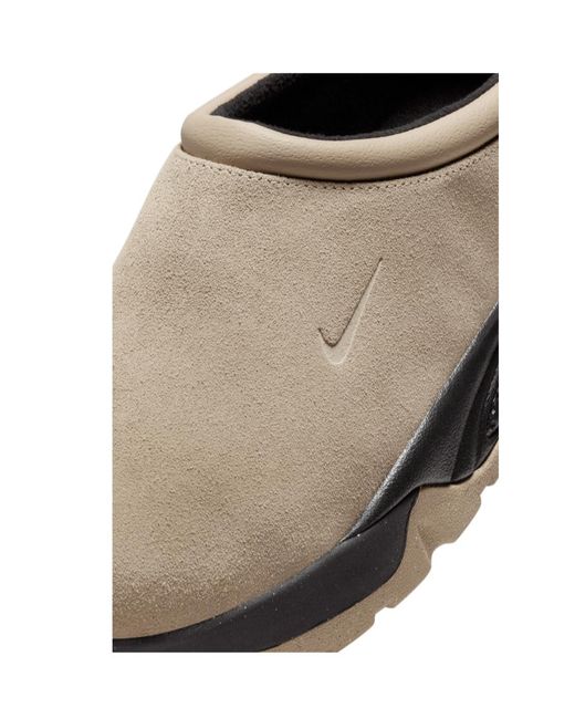 Nike Gray Acg Rufus Logo Embossed Mules