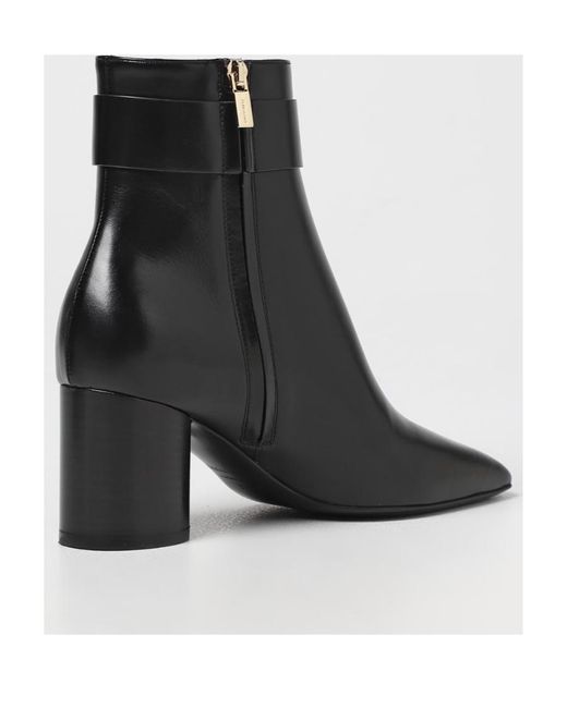 Ferragamo Black Ferragamo Pointed Toe Buckle Boots