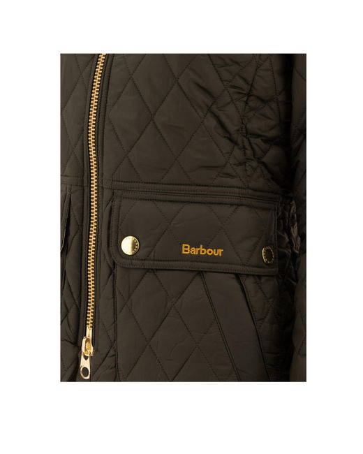 Barbour Black "Beadnell Fitted" Quilted Jacket