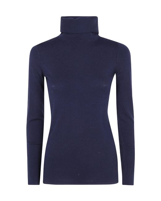 Baserange Blue Long-Sleeved Knitwear