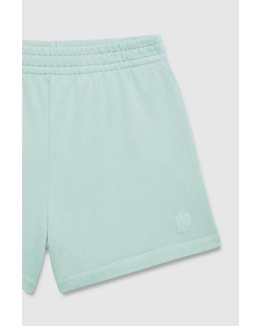 Anine Bing Blue Elastic Waist Shorts