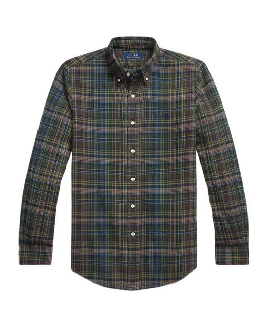 Polo Ralph Lauren Gray Checked Button-Up Shirt for men
