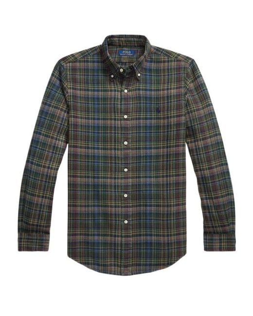 Polo Ralph Lauren Gray Long Sleeve Shirt for men
