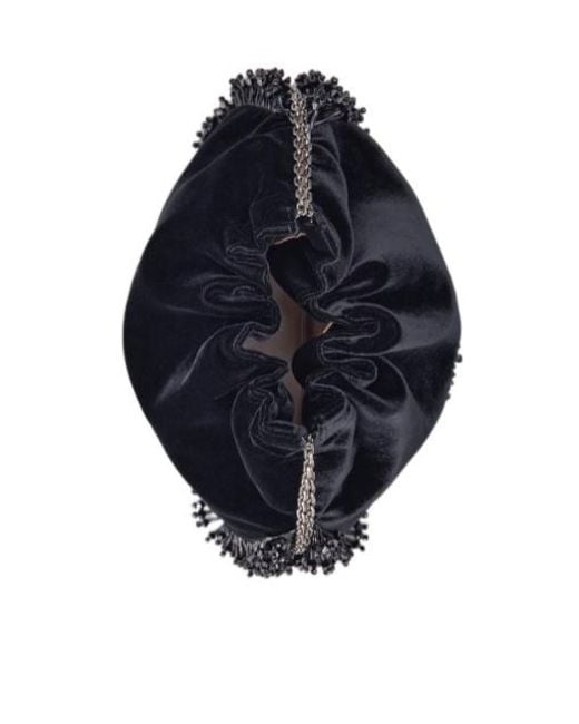 Roger Vivier Blue Pilgrim Bag