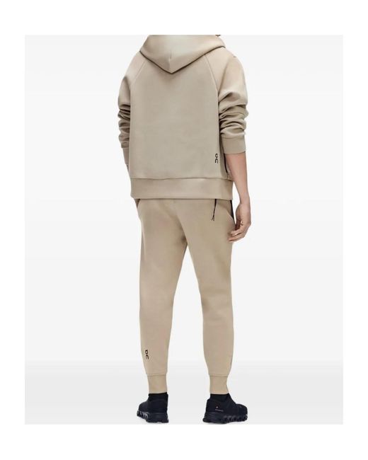 On Shoes Natural Focus Tech Zip Hoodie for men