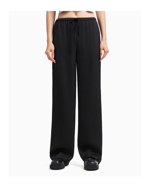 ARMANI EXCHANGE Blue Elastic Waist Casual Pants