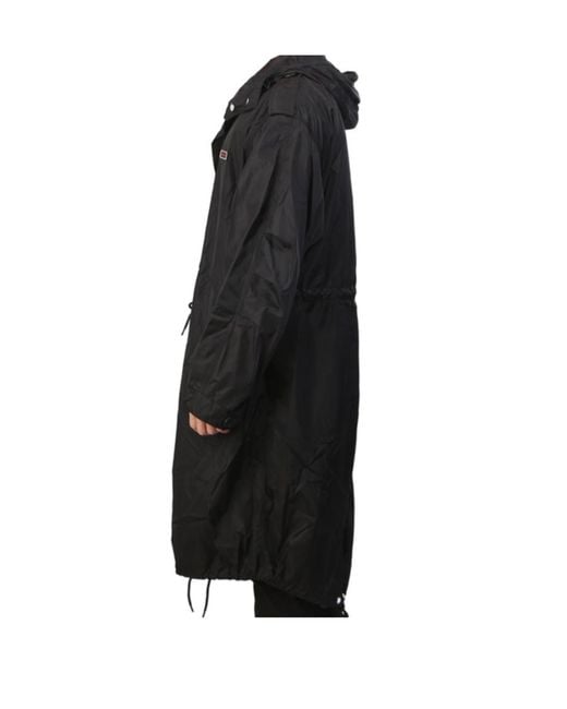 Givenchy Black Long Trench Coat for men