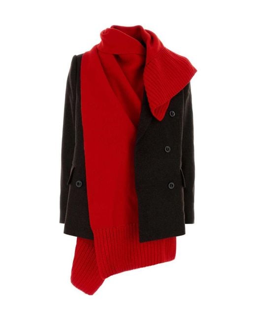 Sacai Layered Wool Blazer
