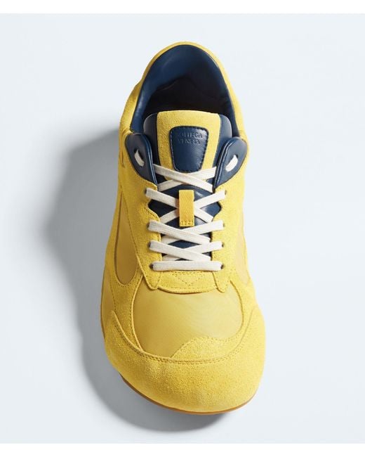 Bottega Veneta Yellow Orbit Flash Sneaker for men