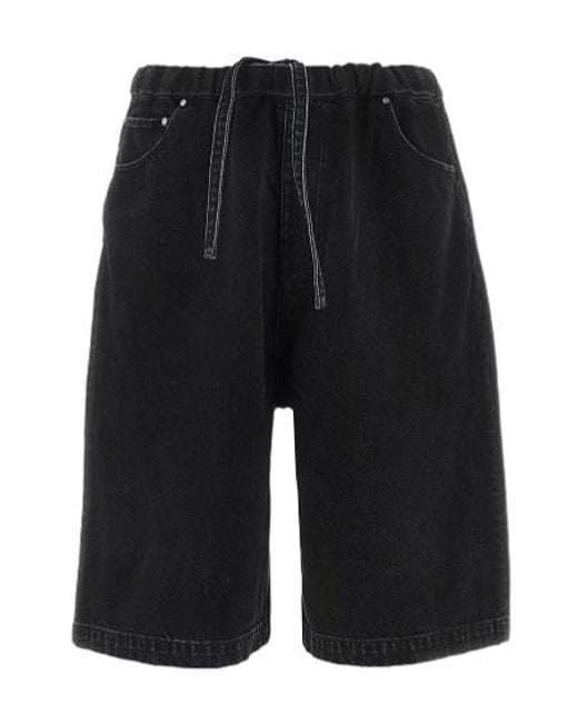 Entire studios Black Spar Bermuda Shorts for men