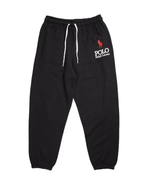 Polo Ralph Lauren Black Polo Pony Track Pants