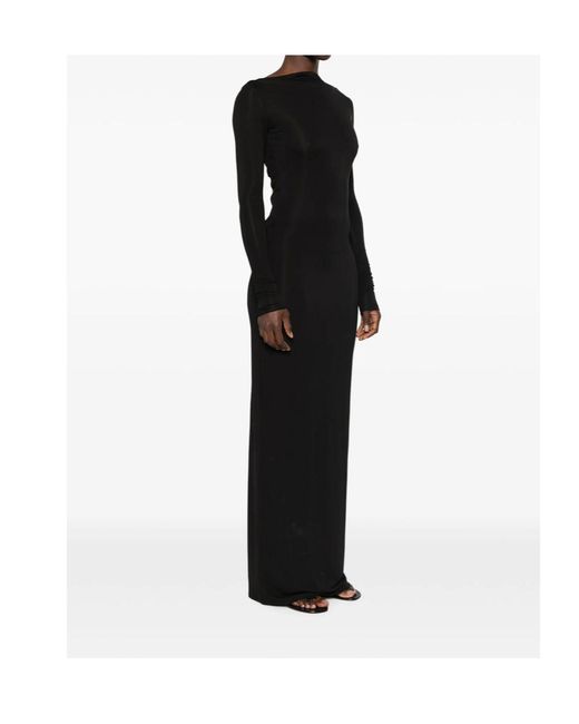 Cult Gaia Black Long-Sleeved Dress