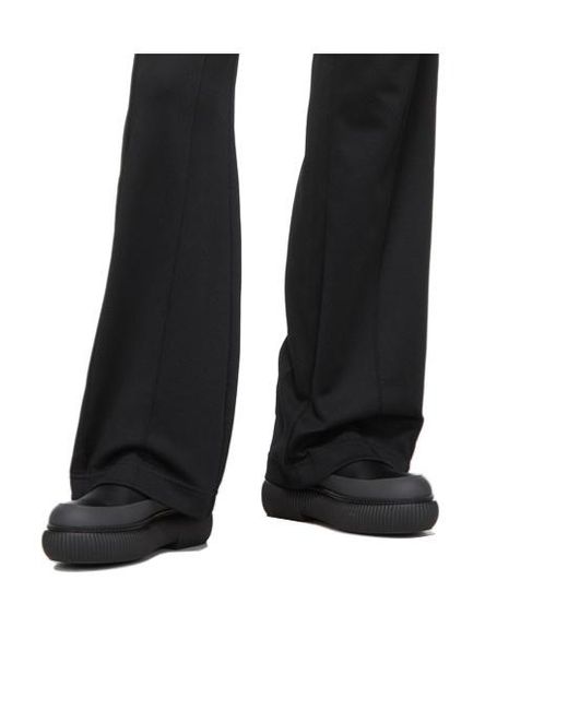 Lanvin Black Double Lifting Ring Short Boots