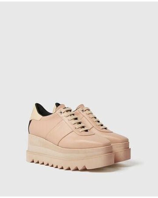 Stella McCartney Natural Sneakelyse Platform Trainers