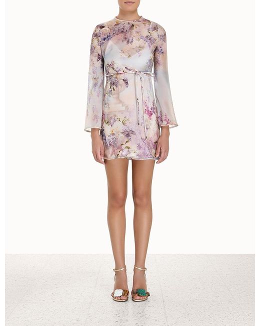 Zimmermann Pink Long-Sleeved Dress