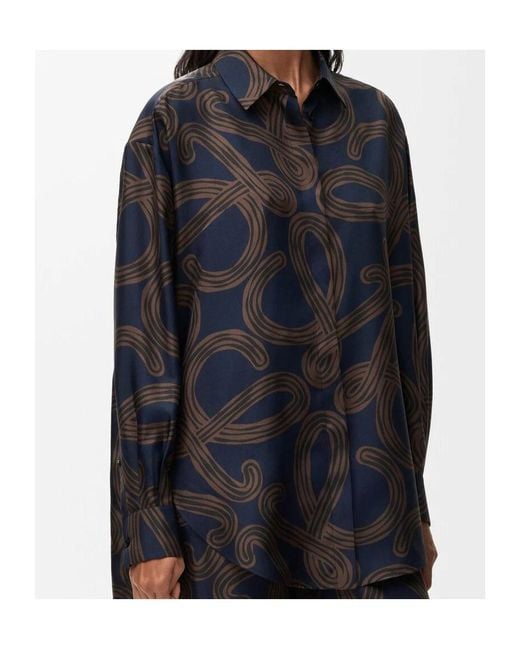 Loewe Blue Paulas Ibiza Relaxed Printed Top