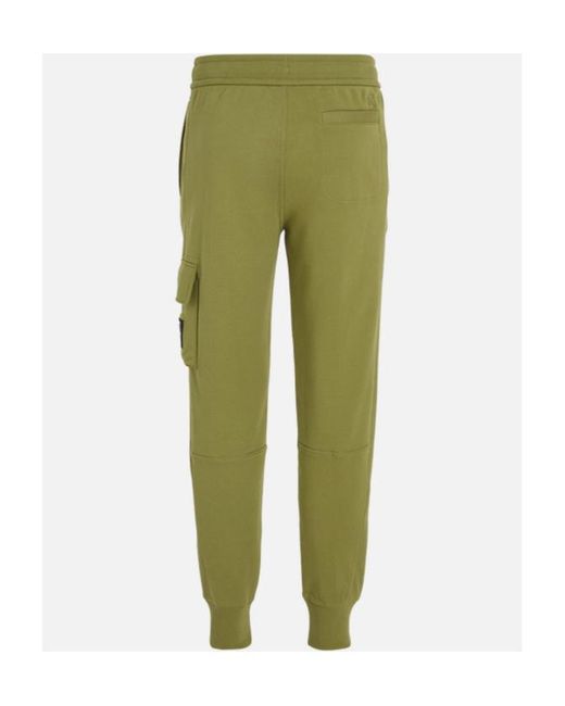 Calvin Klein Green Drawstring Sweatpants for men