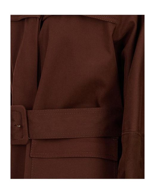 Fabiana Filippi Brown Belted Casual Jacket
