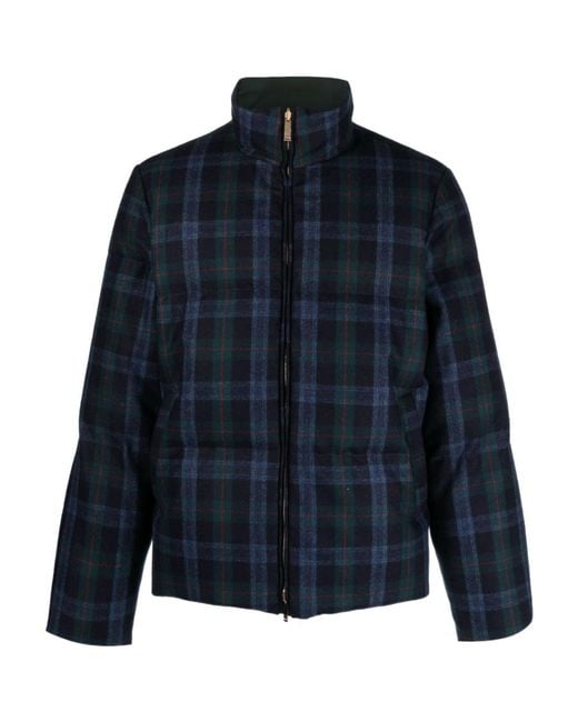 Thom Browne Blue Reversible Zip-Up Jacket for men