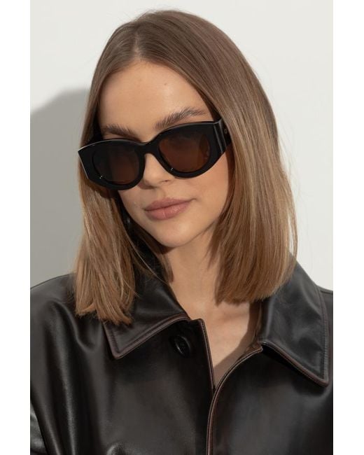 Chloé Black Chloé Eyewear Oval-Frame Sunglasses