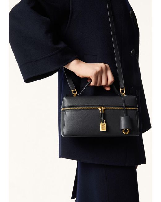 Loro Piana Black Extra Bag L23 Shoulder Bag