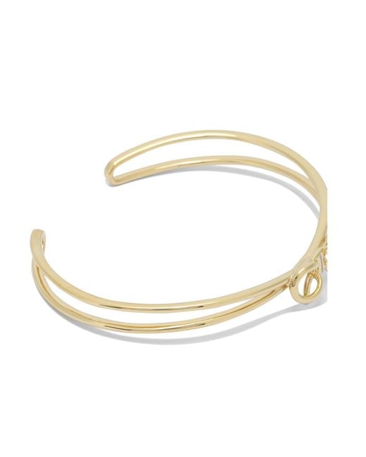Ferragamo White Bow Bangle Bracelet