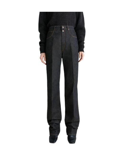 Lemaire Gray Straight Leg Jeans