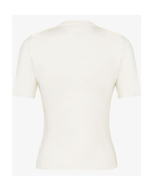 Fendi White Viscose Jumper