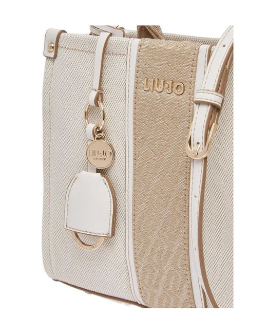 Liu Jo Natural Small Jacquard Bag