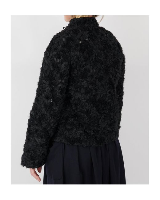Comme des Garçons Black Long-Sleeved Casual Jacket