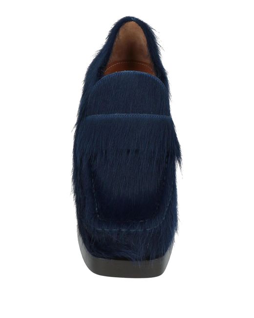Marni Blue Solid Color Loafers