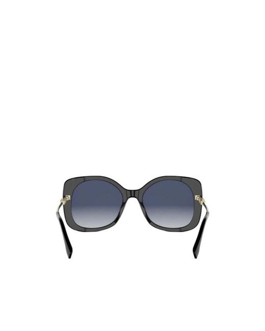 Fendi Blue Eyewear Square Frame Sunglasses