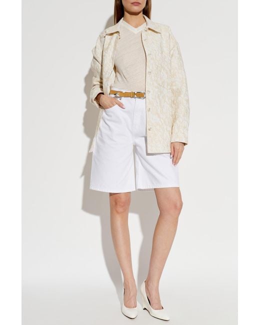 IRO White V-Neck Top