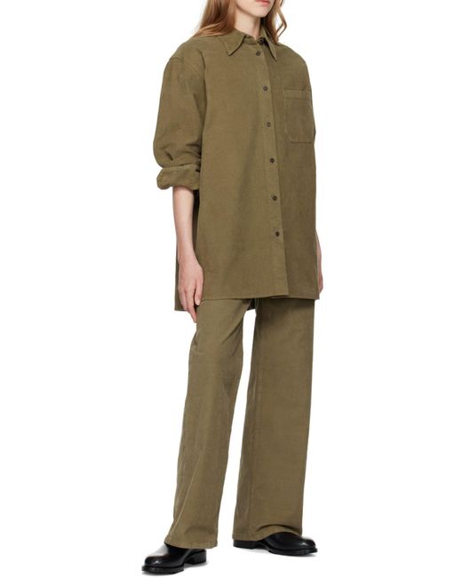 The Row Natural Corduroy Idro Shirt