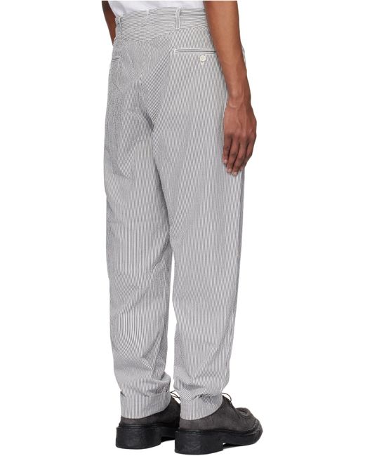Engineered Garments Gray Casual Pants With Belt Loops for men