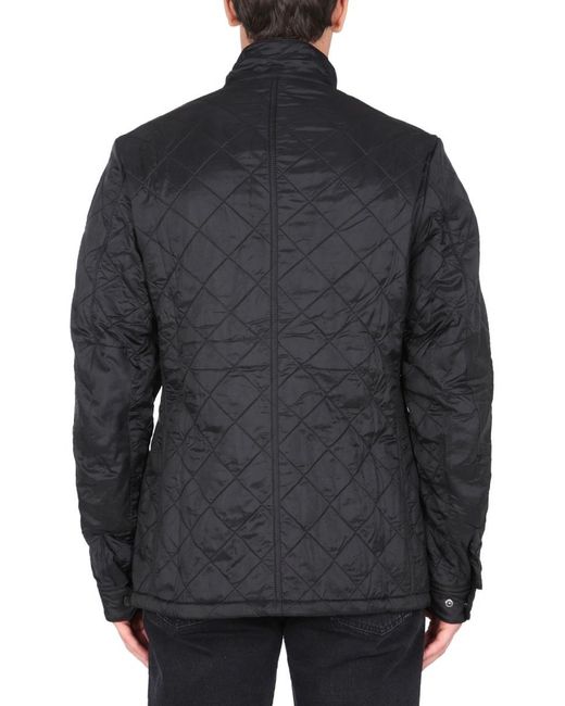 Barbour Black Ariel Quilted Jacket for men