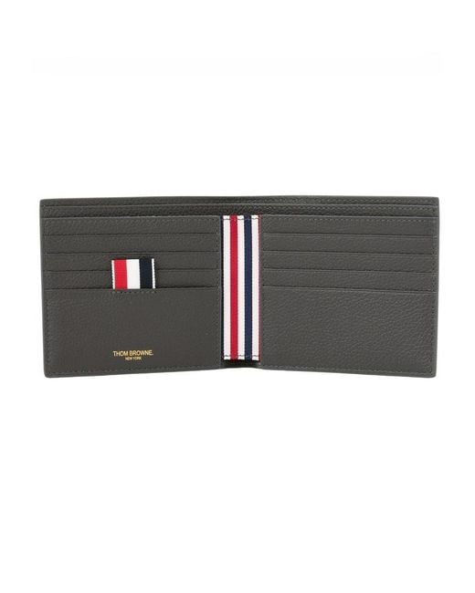 Thom Browne Black Embossed Wallet for men