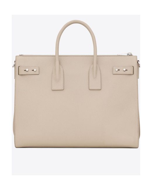 Saint Laurent Natural Sac De Jour Thin Large for men