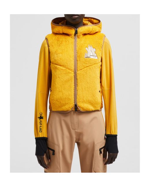 Moncler Yellow Fleece Gilet