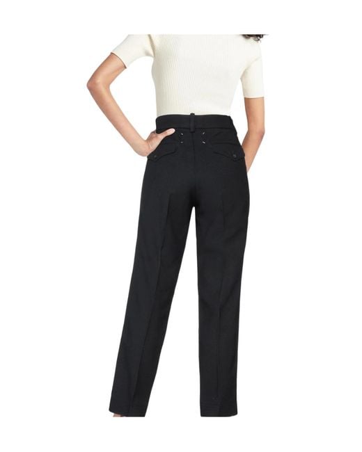 Maison Margiela Black Casual Trousers