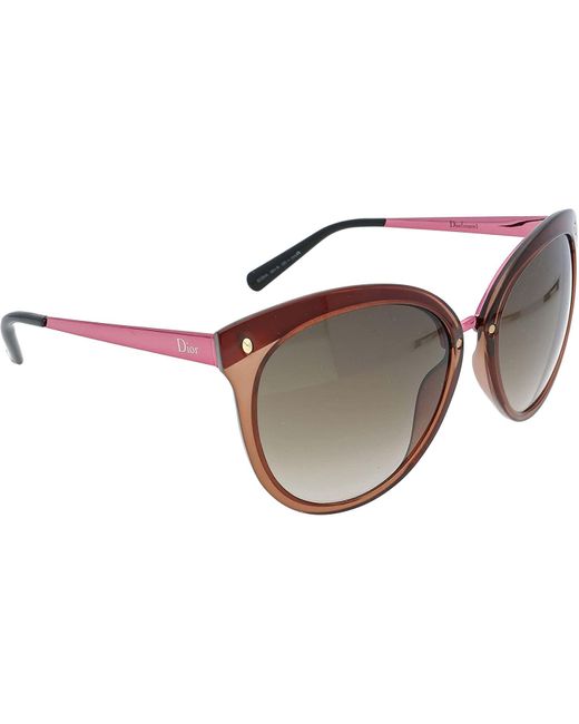 Dior Brown Round Sunglasses
