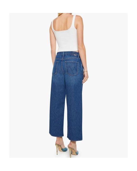 Mother Blue The Delinquent Ankle Jeans