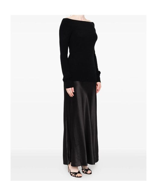 Christopher Esber Black Shoulderless Monument Dress