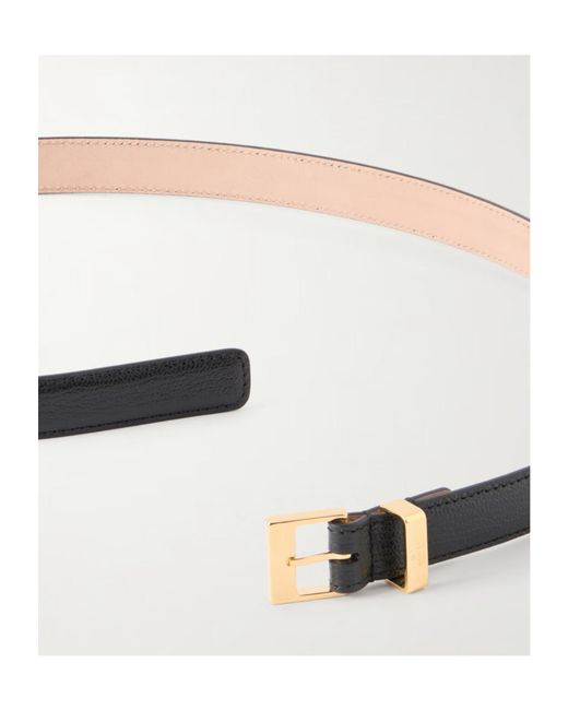 Gucci White Pin Buckle Belt