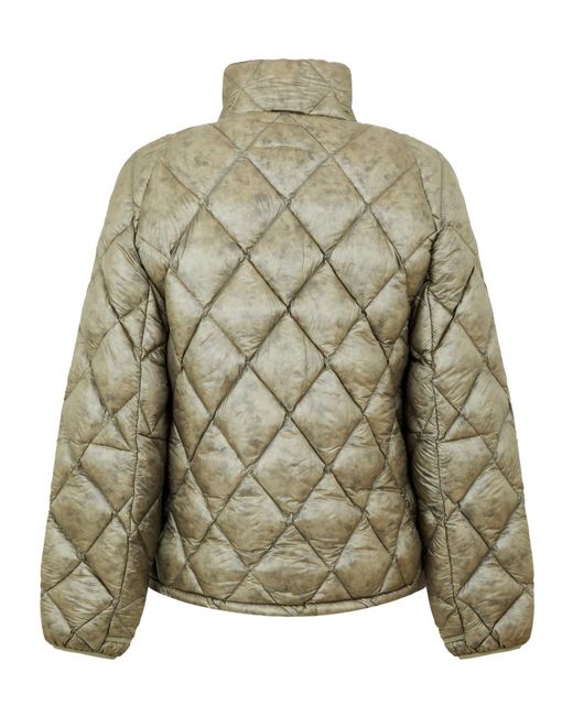 Roa Green Solid Quilted Jacket for men