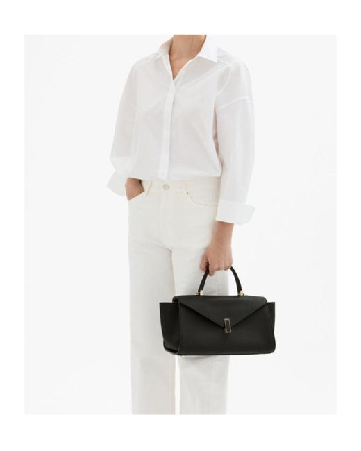 Valextra Black Iside Editor Bag