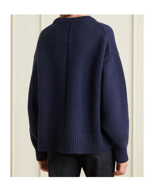 The Row Blue Crew Neck Sweater
