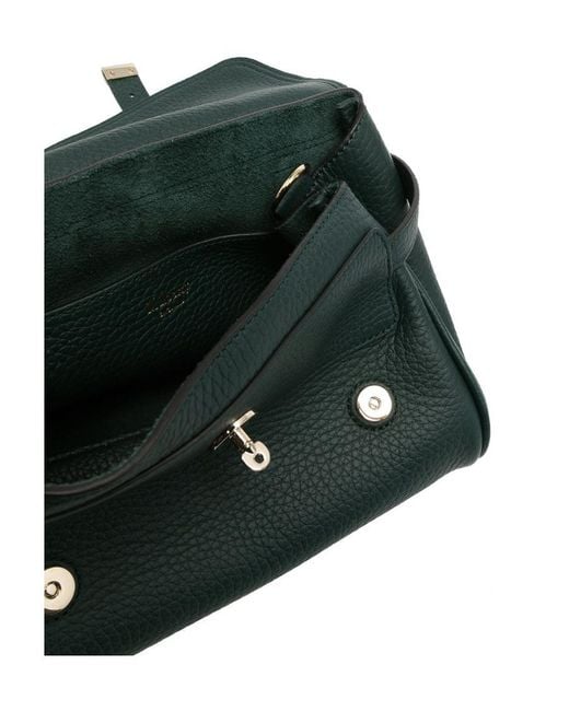 Mulberry Green Alexa Buckled Mini Crossbody Bag