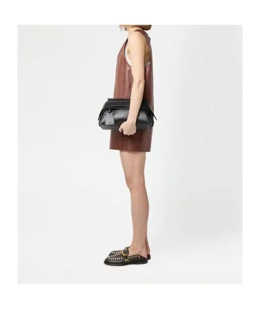 Tod's Black Wave Pouch Bag