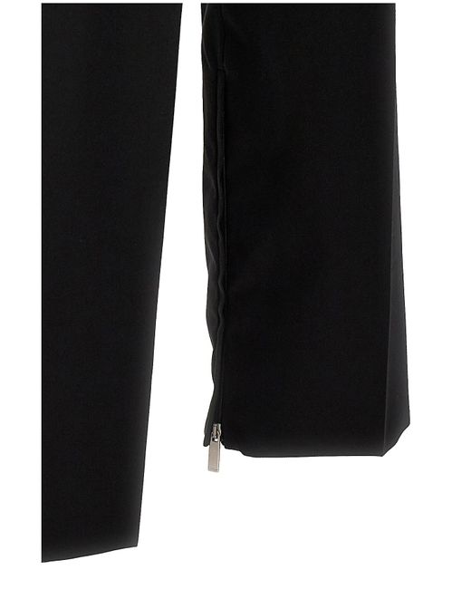 Off-White c/o Virgil Abloh Black High Waist Straight Leg Pants for men